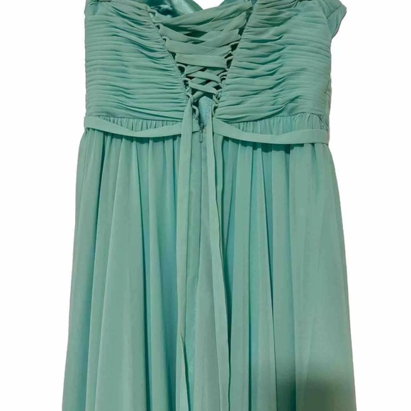 Dancing Queen USA lace up strapless mint dress size M - Picture 3 of 4